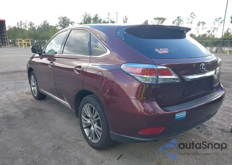 2013 Lexus Rx 450H из США, поврежденный, VIN JTJZB1BA4D2409137